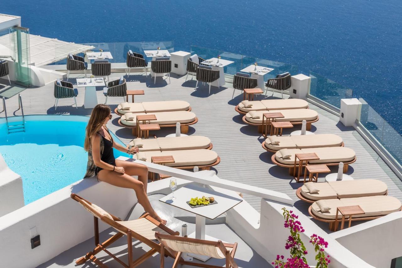 Sun Rocks Boutique Hotel (Adults Only) Firostefani Dış mekan fotoğraf