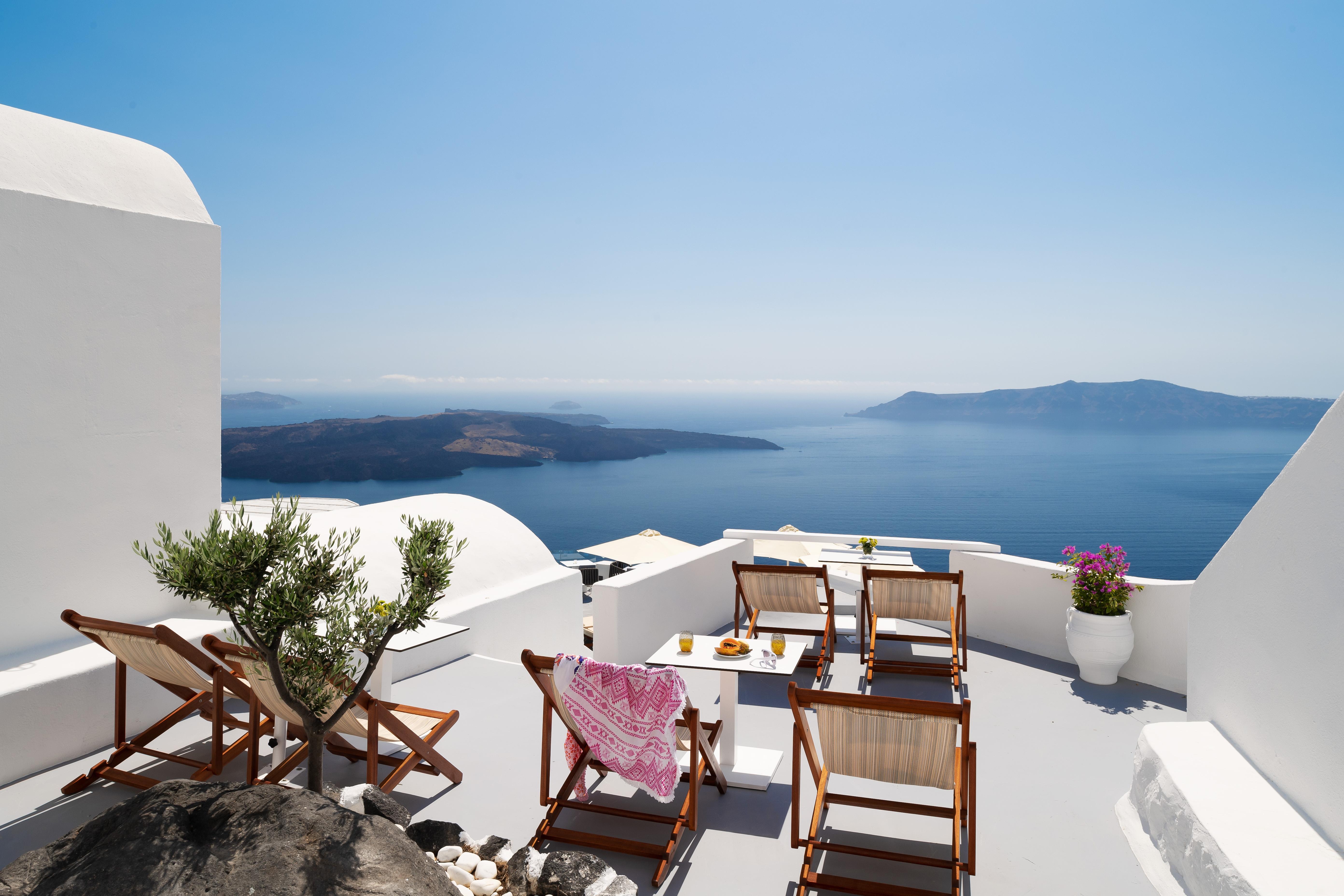 Sun Rocks Boutique Hotel (Adults Only) Firostefani Dış mekan fotoğraf