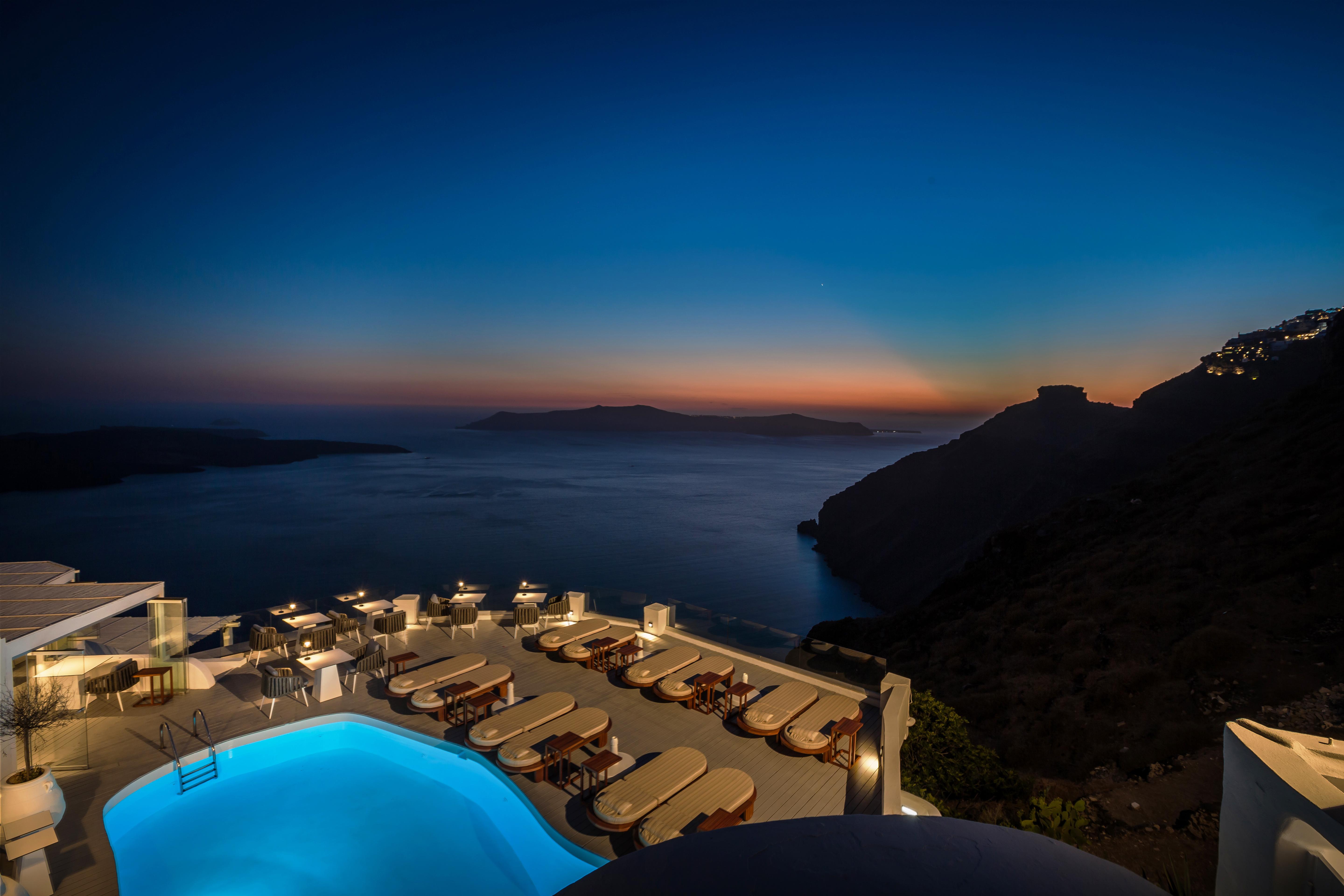 Sun Rocks Boutique Hotel (Adults Only) Firostefani Dış mekan fotoğraf
