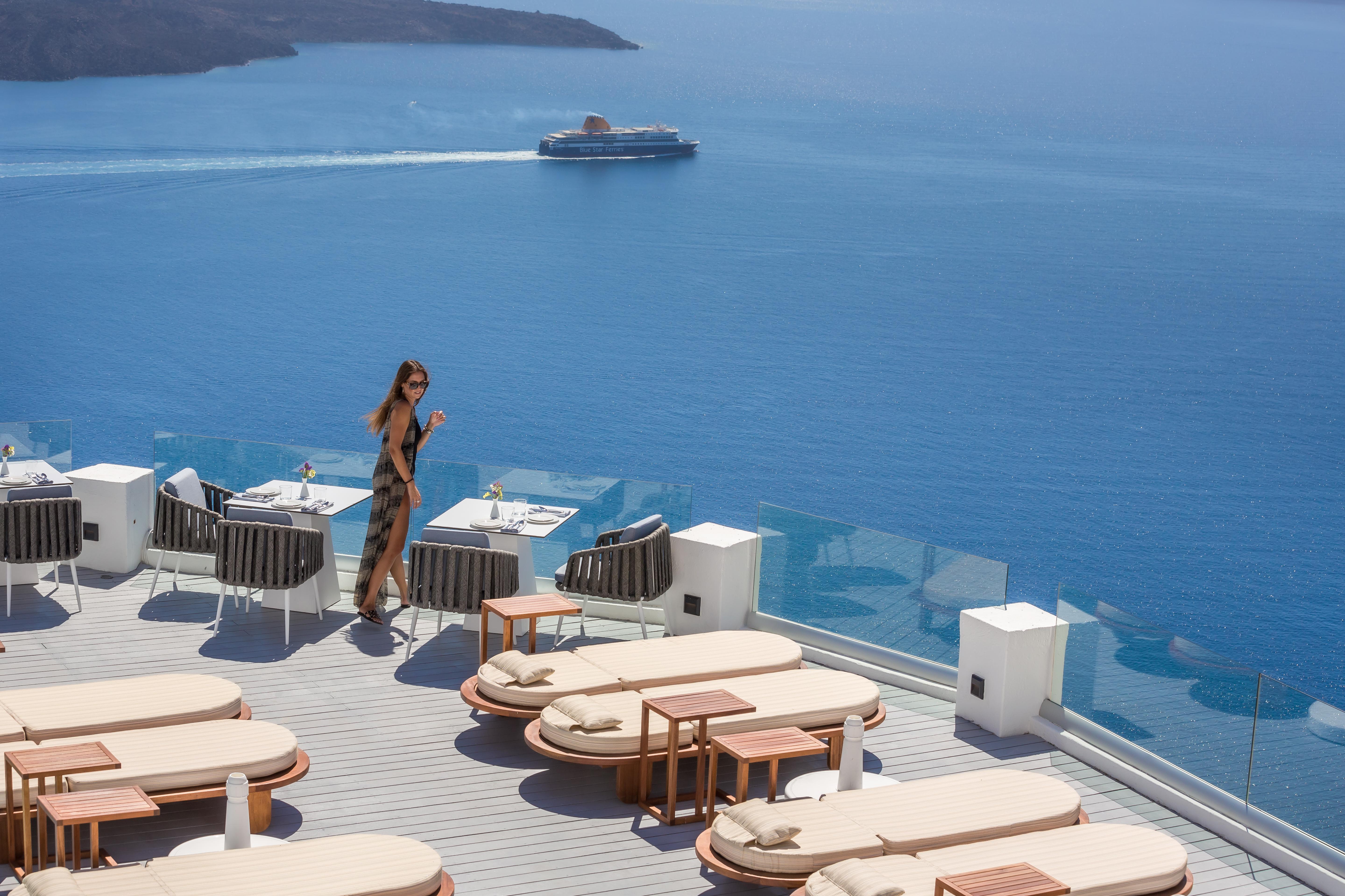 Sun Rocks Boutique Hotel (Adults Only) Firostefani Dış mekan fotoğraf