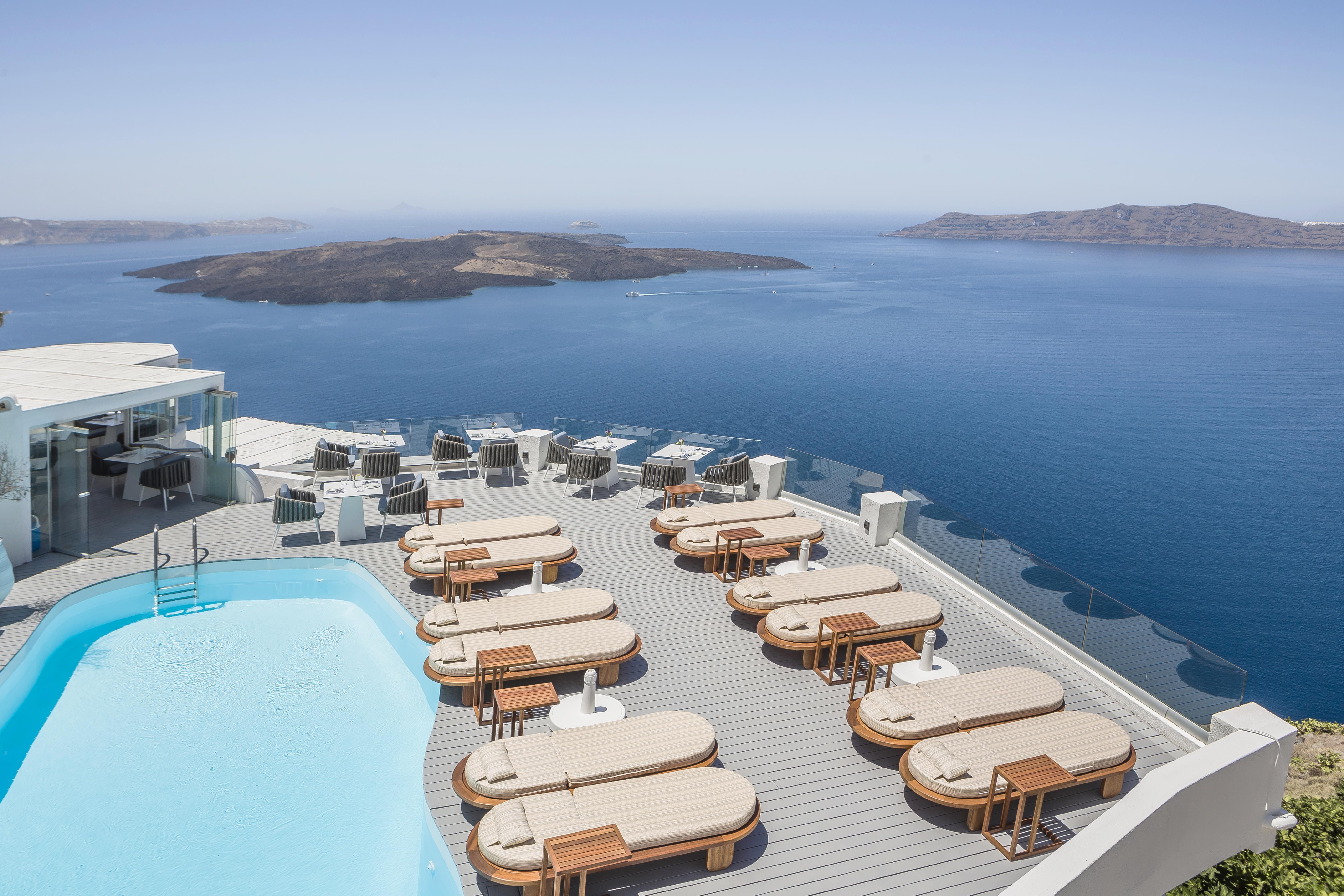 Sun Rocks Boutique Hotel (Adults Only) Firostefani Dış mekan fotoğraf