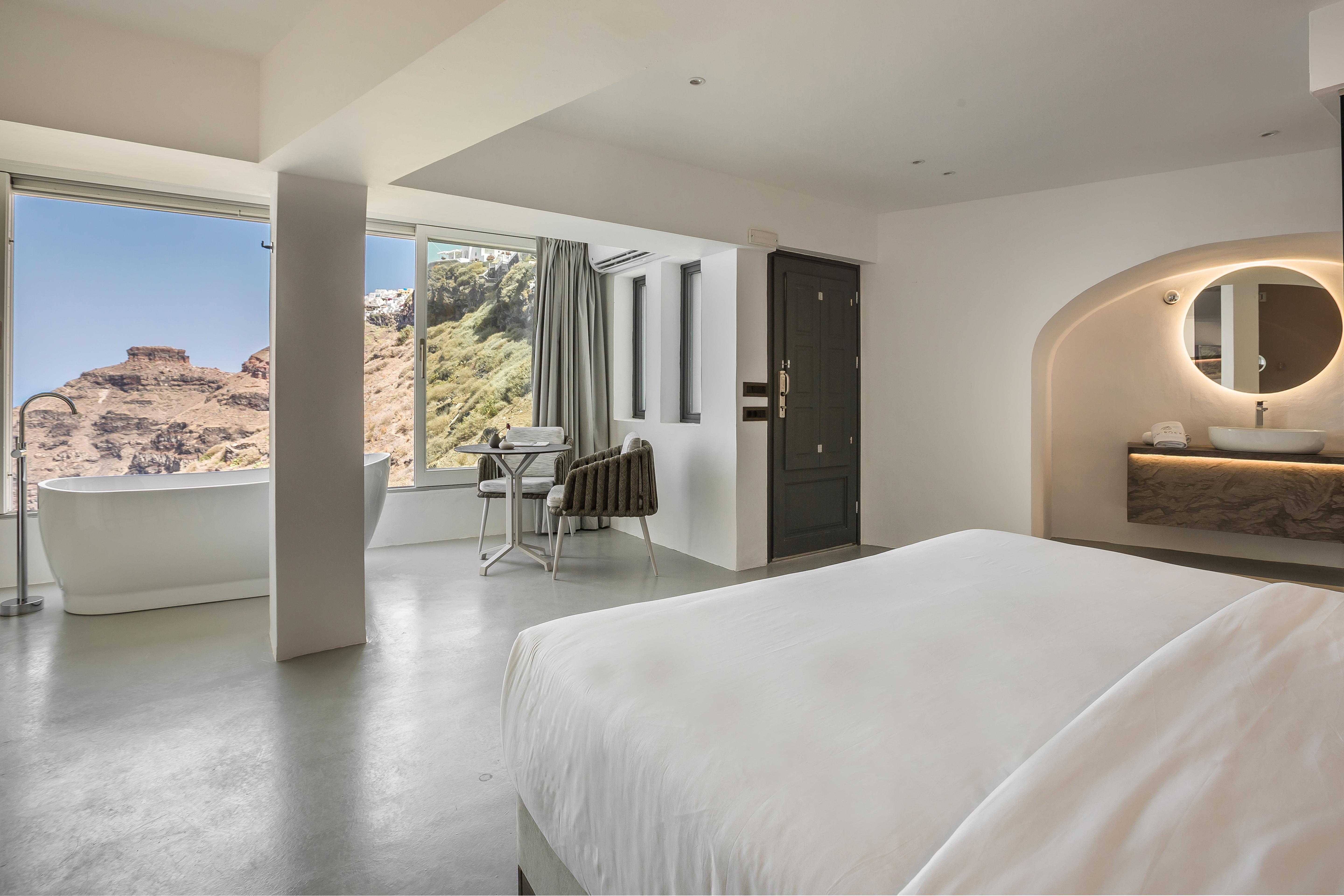 Sun Rocks Boutique Hotel (Adults Only) Firostefani Dış mekan fotoğraf