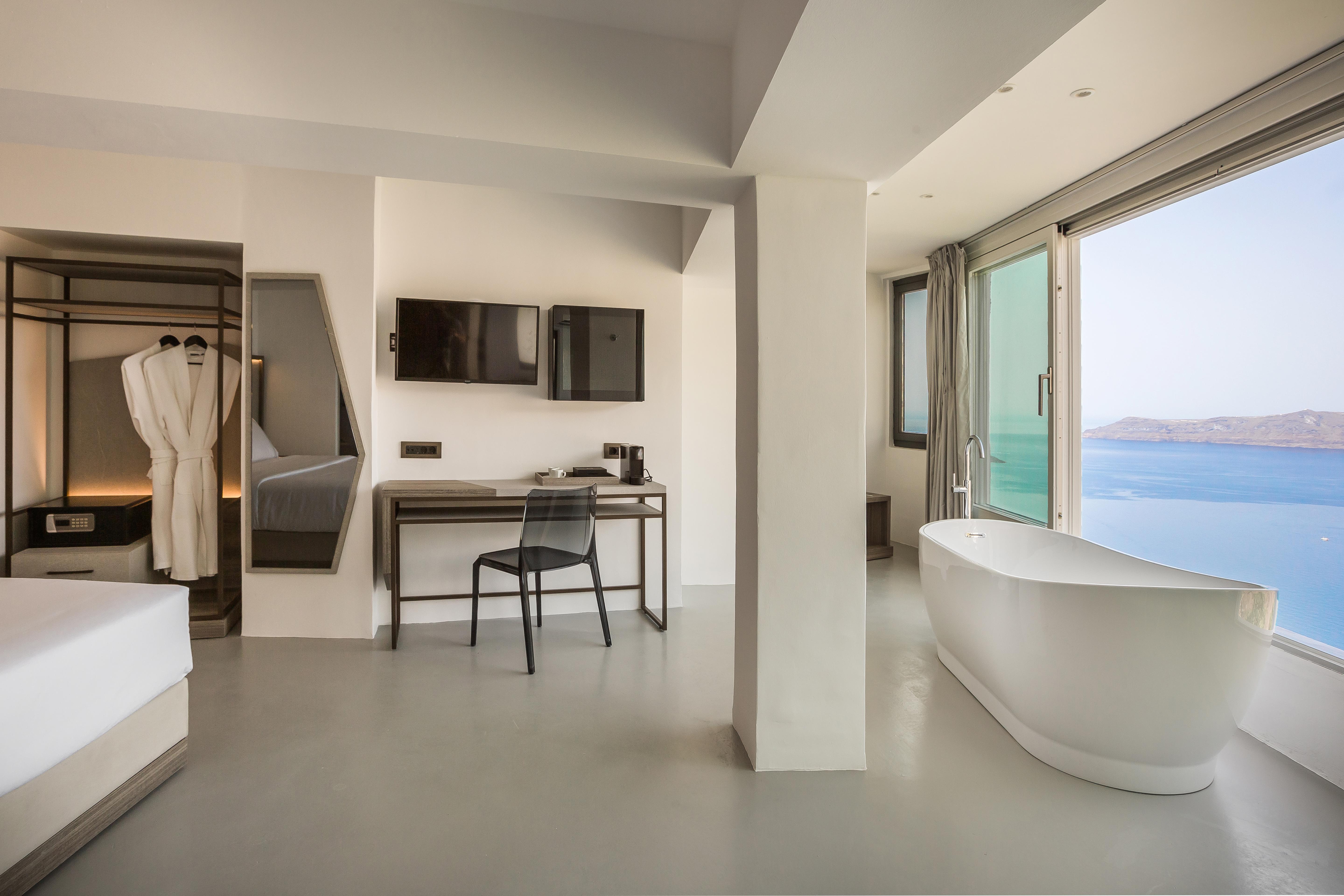 Sun Rocks Boutique Hotel (Adults Only) Firostefani Dış mekan fotoğraf