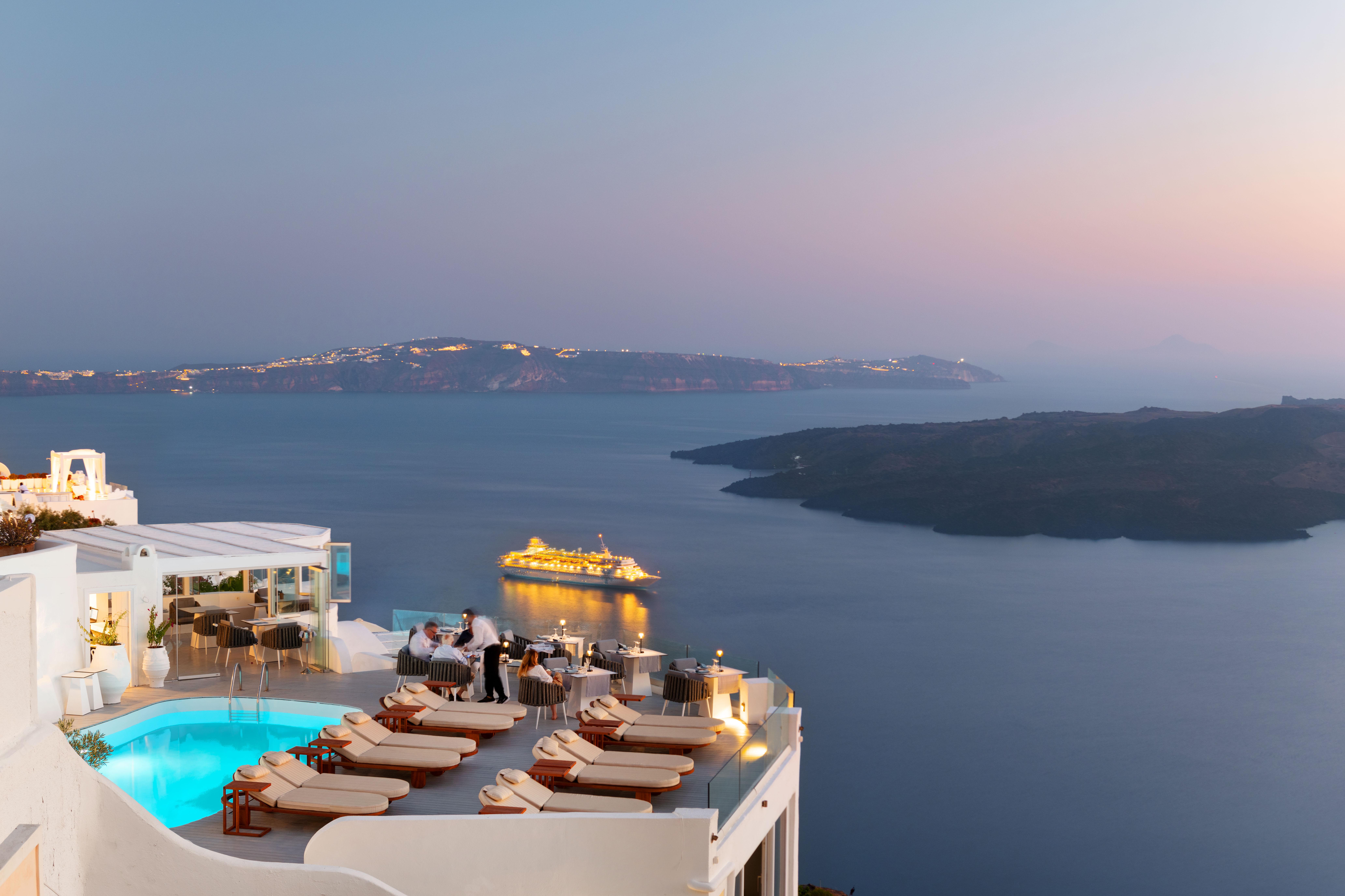 Sun Rocks Boutique Hotel (Adults Only) Firostefani Dış mekan fotoğraf