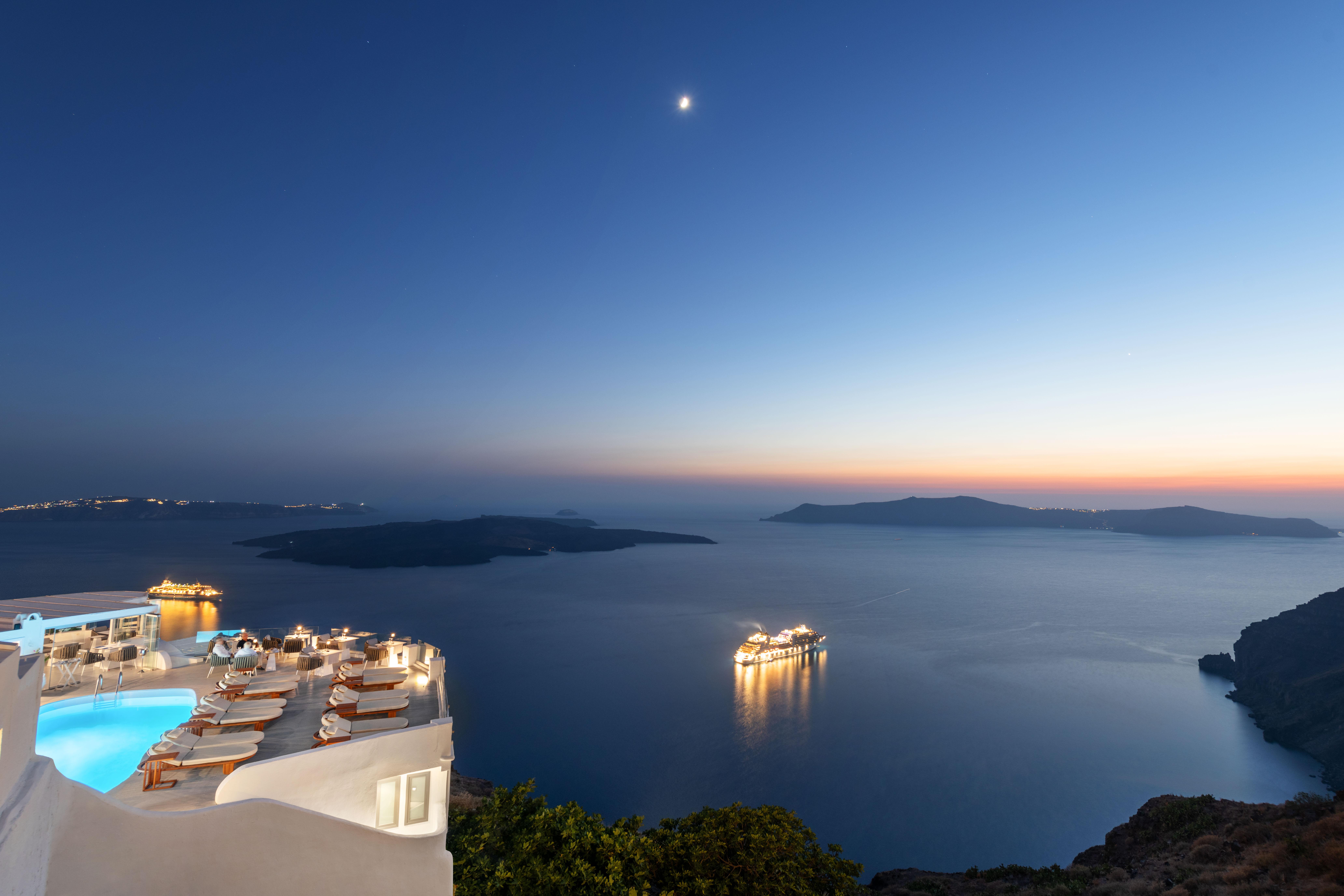 Sun Rocks Boutique Hotel (Adults Only) Firostefani Dış mekan fotoğraf