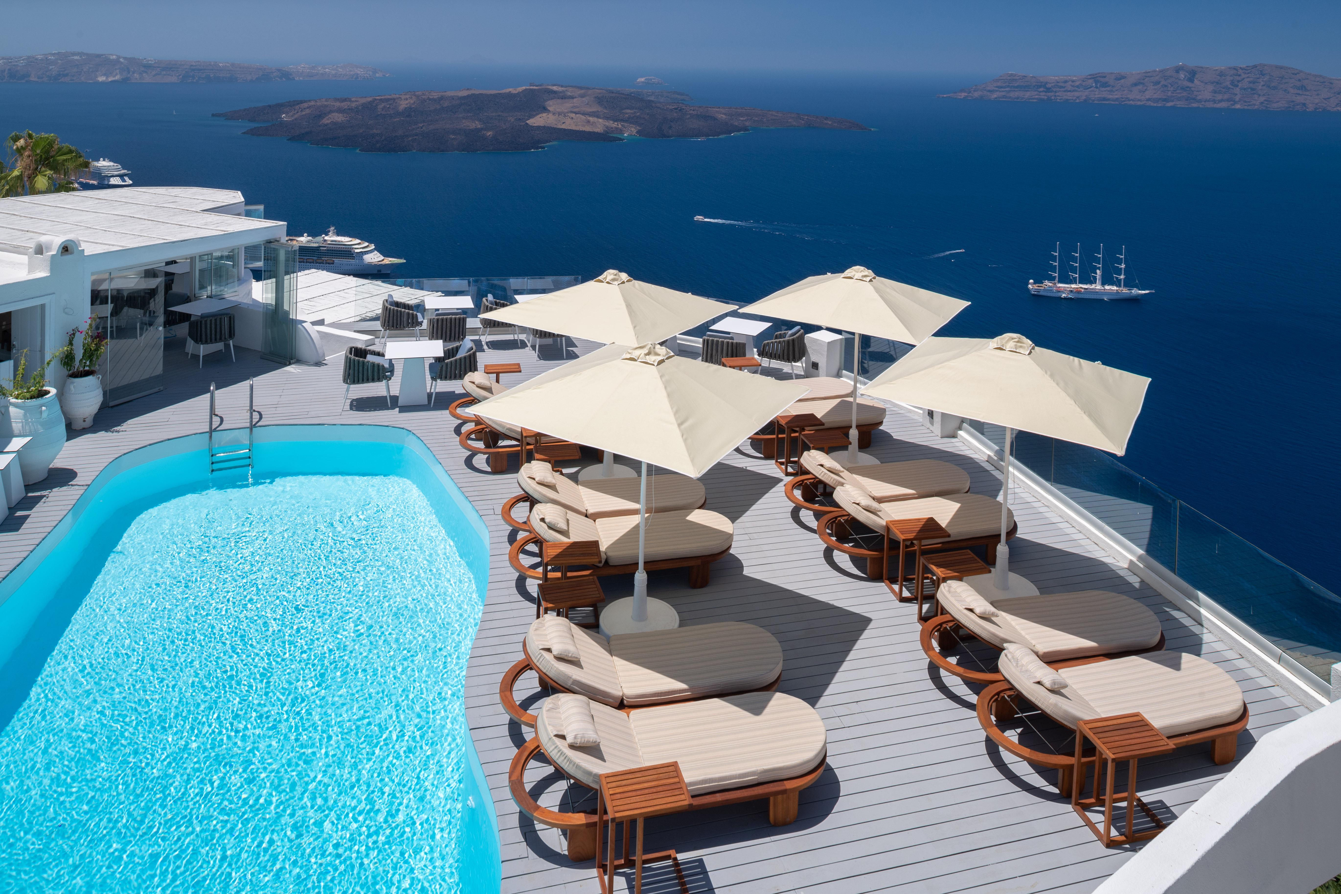 Sun Rocks Boutique Hotel (Adults Only) Firostefani Dış mekan fotoğraf