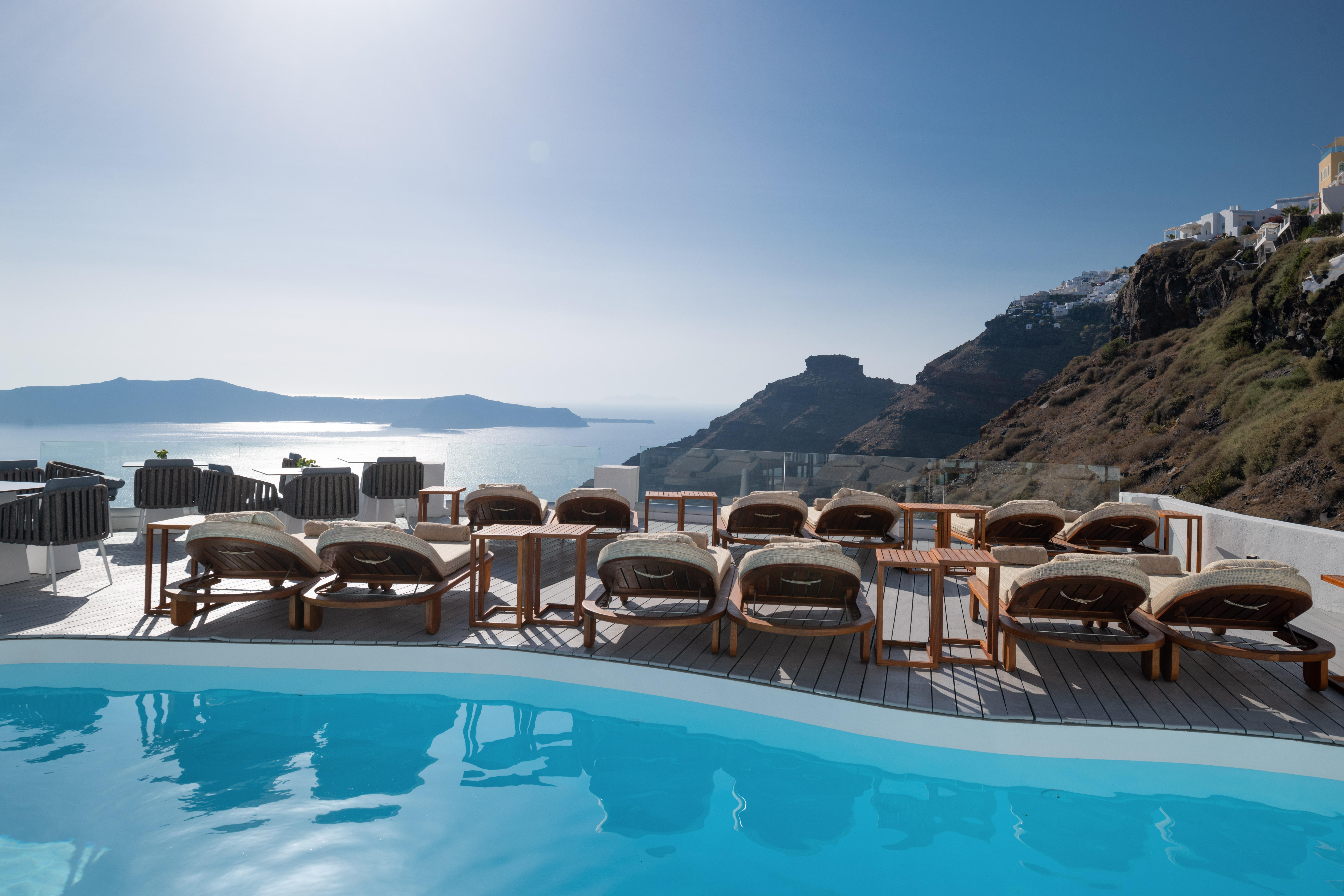 Sun Rocks Boutique Hotel (Adults Only) Firostefani Dış mekan fotoğraf
