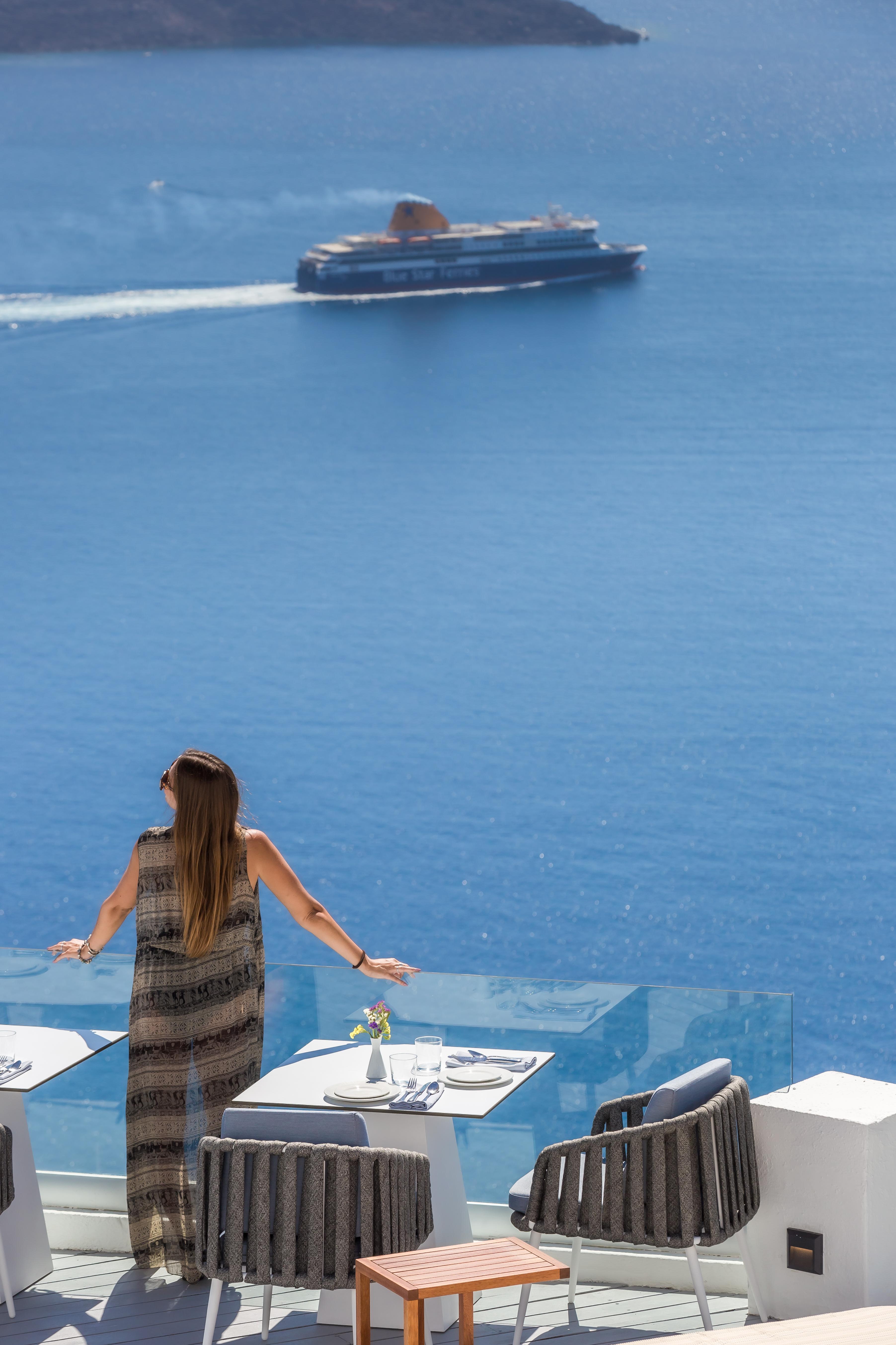 Sun Rocks Boutique Hotel (Adults Only) Firostefani Dış mekan fotoğraf