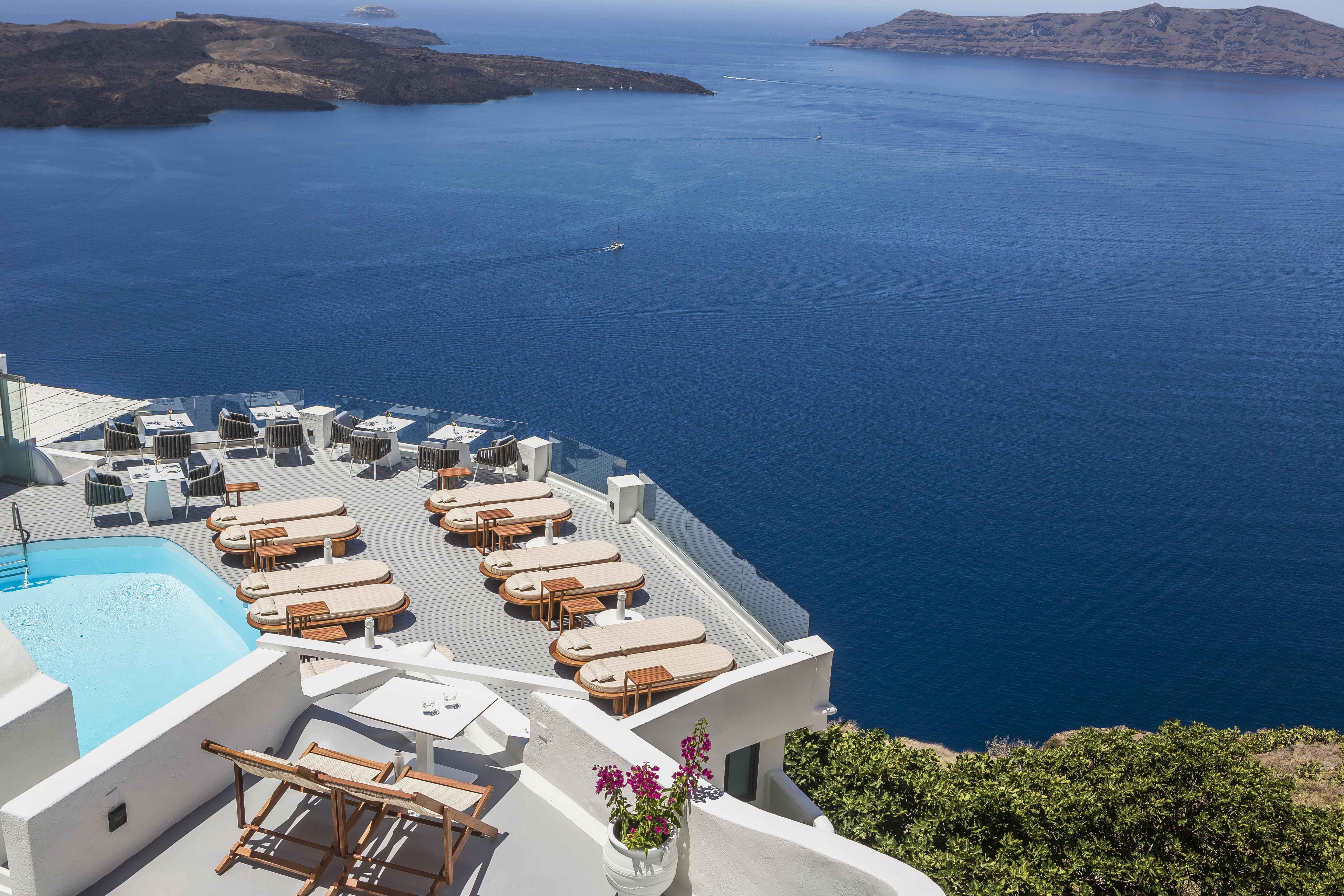 Sun Rocks Boutique Hotel (Adults Only) Firostefani Dış mekan fotoğraf